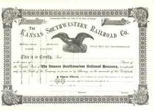 Kansas Southwestern Railroad Co. - Northern Pacific Archives