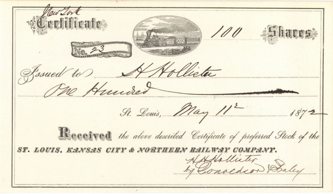 St. Louis, Kansas City and Northern Railway Co. - Northern Pacific Archives