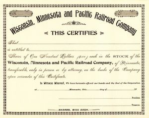 Wisconsin, Minnesota and Pacific Railroad Co. - Northern Pacific Archives