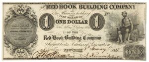 The Redhook Building Co. - Brooklyn, New York - $1 Obsolete Banknote - Currency