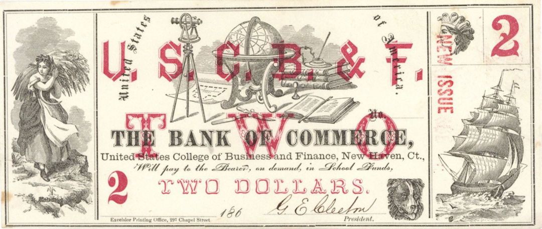 Bank of Commerce $2 - Obsolete Notes