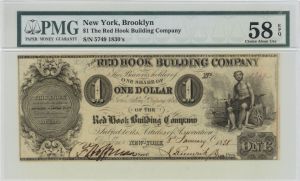 Red Hook Building Co. $1 - Obsolete Notes