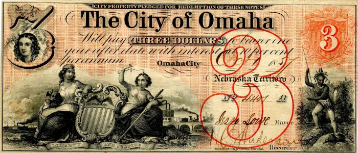 City of Omaha - Obsolete Note - Paper Money