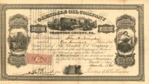 Glendale Oil Co. - Stock Certificate