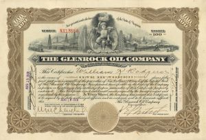 Glenrock Oil Company Inc. - Stock Certificate