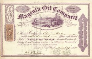 Magenta Oil Co. - Stock Certificate