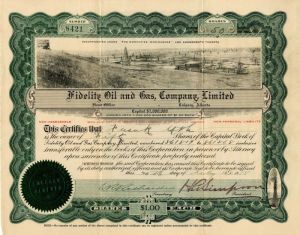 Fidelity Oil and Gas, Co., Limited
