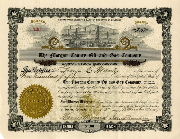 Morgan County Oil and Gas Co.