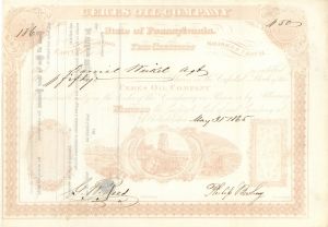 Ceres Oil Co. - Stock Certificate