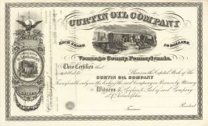 Curtin Oil Co. - Stock Certificate
