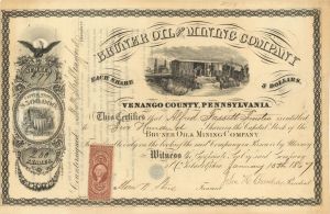 Bruner Oil and Mining Company - Stock Certificate