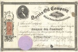 Dorris Oil Co. - Stock Certificate