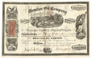 Monitor Oil Co. - Stock Certificate