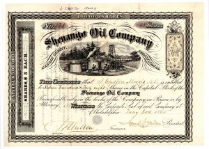 Shenango Oil Co. - Stock Certificate