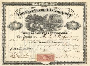 Tarr Farm Oil Co. - Stock Certificate