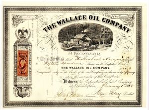 Wallace Oil Co. - Stock Certificate