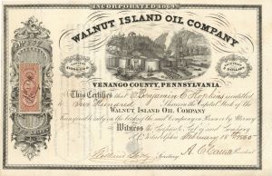 Walnut Island Oil Co. - Stock Certificate