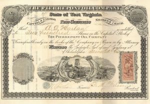 Pierrepont Oil Co. - Stock Certificate