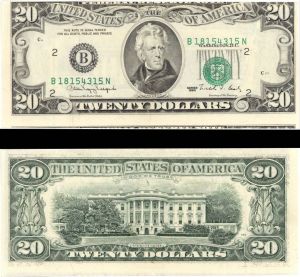Misaligned 2nd Printing -1990 dated Paper Money Error