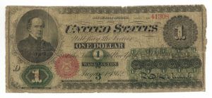 1 Dollar KL 3/FR 16 dated 1862 - U.S. Paper Money