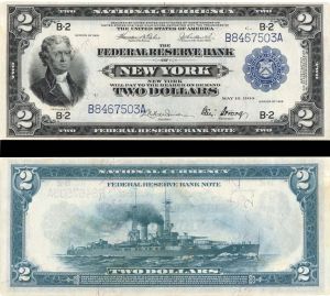2 Dollars  KL150/FR751 -  1918 dated U.S. Paper Money