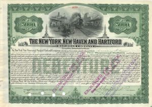 New York, New Haven and Hartford Railroad Company - $5,000 Bond