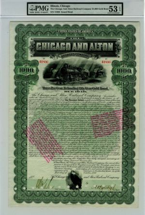 Chicago and Alton Railroad Co. - $1000 Bond