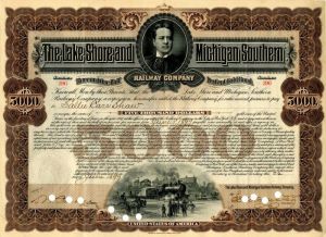 Lake Shore and Michigan Southern Railway Company - $5,000 Bond