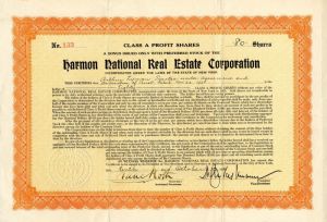 Harmon National Real Estate Corporation
