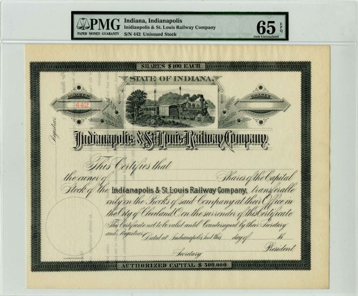 Indianapolis and St. Louis Railway Co.