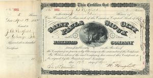 Saint Paul and Sioux City Railroad Co. - Stock Certificate