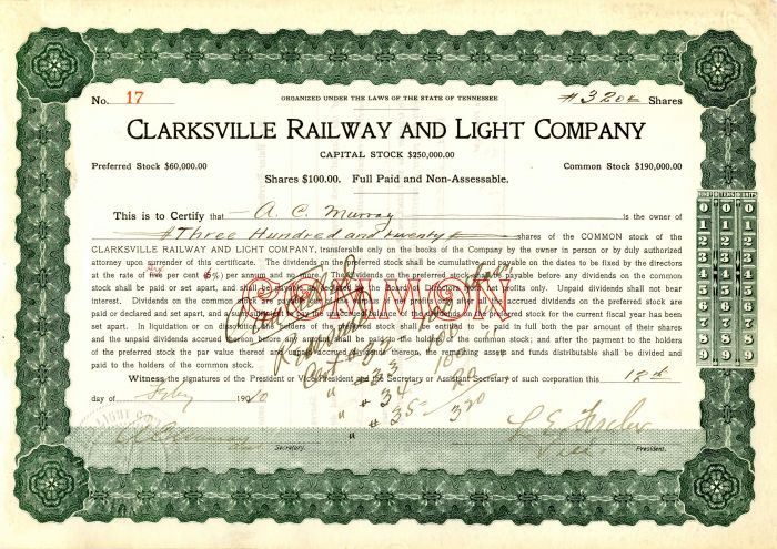 Clarksville Railway and Light Co.