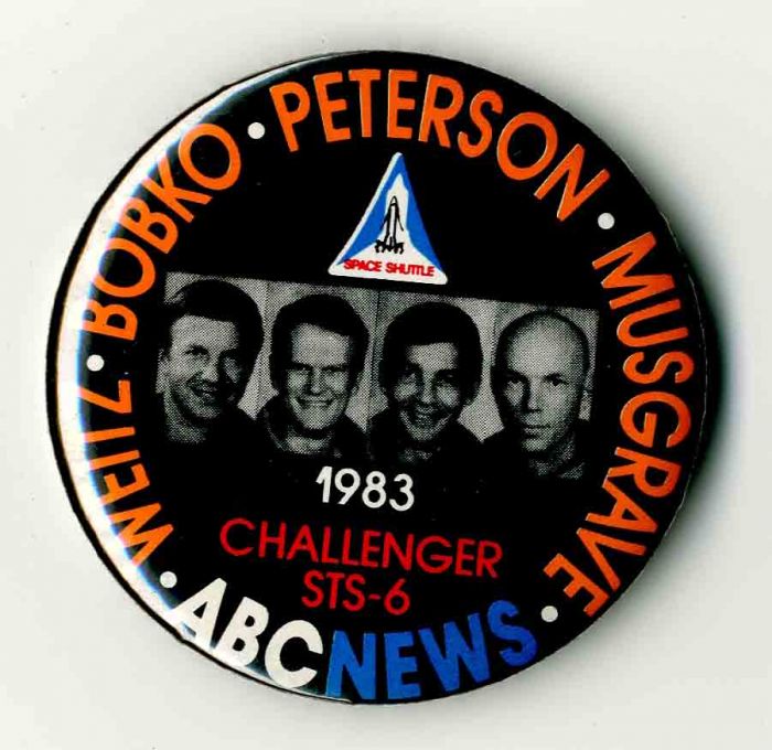 Challenger STS-6 Pin