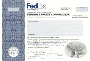 Federal Express Corporation (FedEx) - Specimen Stock