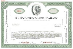R. R. Donnelley and Sons Co. - Stock Certificate