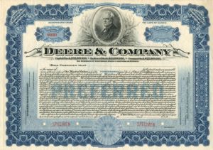 Deere and Co. - Stock Certificate