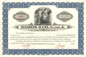 Ramos and Co., C. Por A. - Stock Certificate