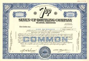 Seven-up Bottling Co. - Stock Certificate