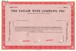 Taylor Wine Co., Inc