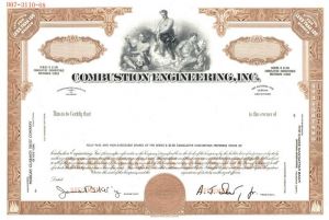 Combustion Engineering, Inc. - Stock Certificate