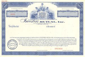 Investors Mutual, Inc. - Stock Certificate