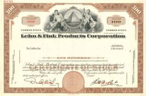 Lehn and Fink Products Corporation - Stock Certificate