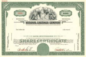 National Castings Co. - Stock Certificate