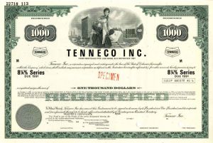 Tenneco Inc. - $1,000 - Bond