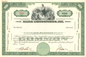 Allied Laboratories, Inc. - Stock Certificate