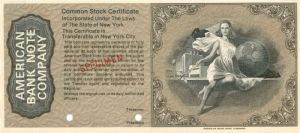 American Bank Note Co. - Stock Certificate