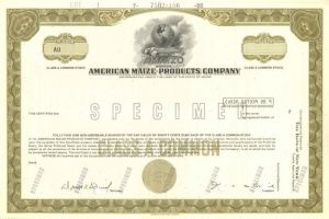 American Maize-Products Co. - Stock Certificate