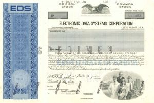 Electronic Data Systems Corporation - Stock Certificate