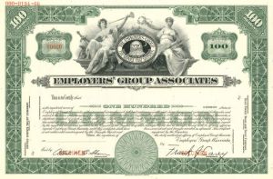 Employers' Group Associates - Stock Certificate