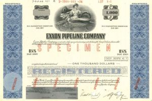 Exxon Pipeline Co. - $1,000 Bond